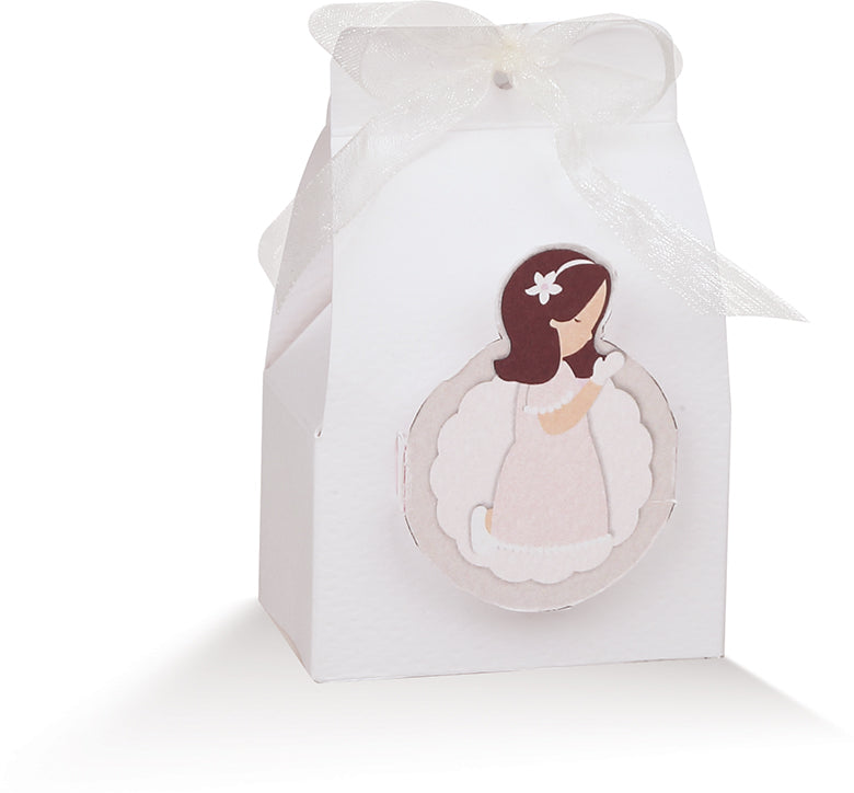 Scatolina comunione bimba 4x3,5x6cm