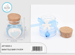 Baby blue jar