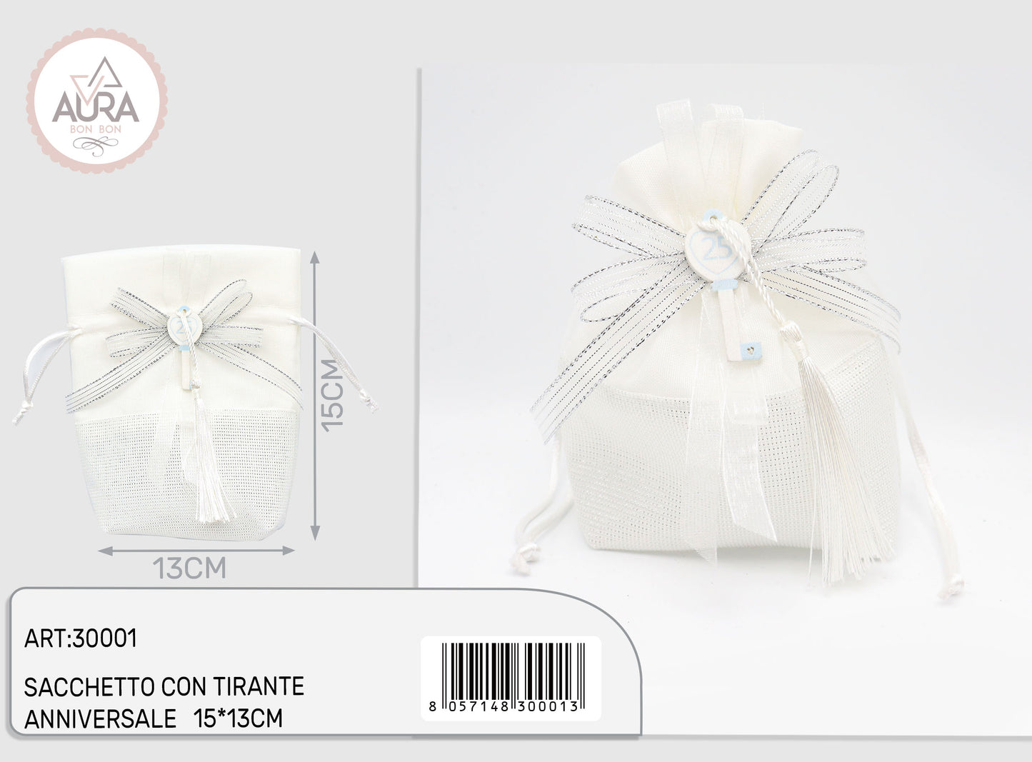 sacchetto con tirante 25 anniversario