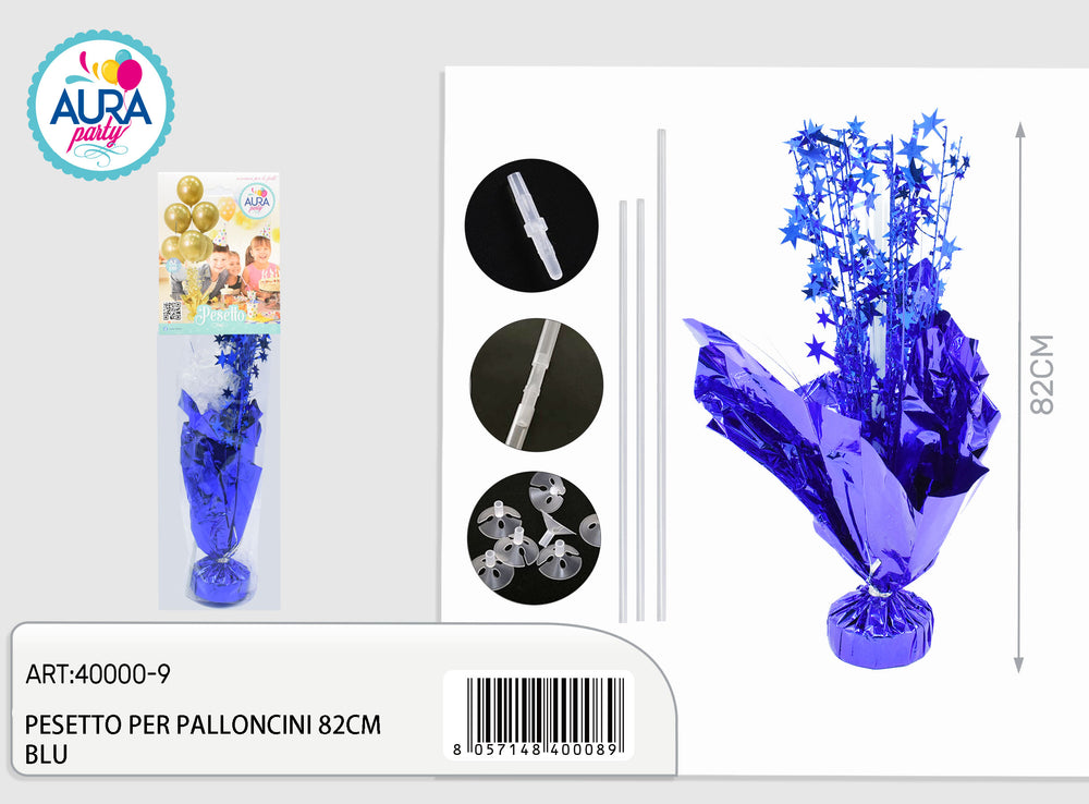 82cm blue balloon weight