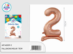 palloncini mylar standard rosagold 2
