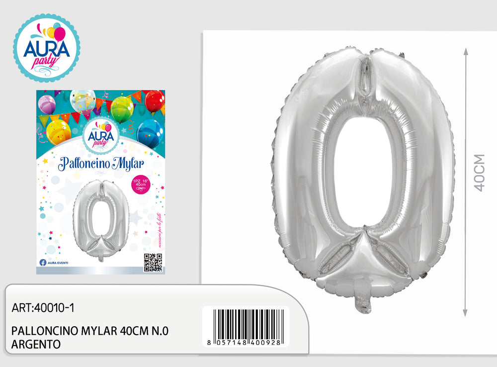 18n.0 silver mylar balloons
