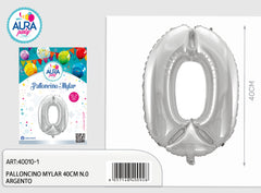 18n.0 silver mylar balloons