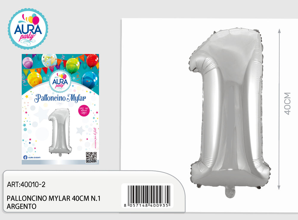 18n.1 silver mylar balloons