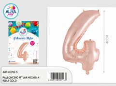 Mylar balloon 18inch n.4 rose gold
