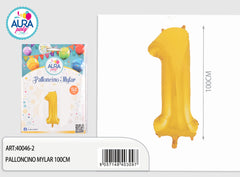 40inch mylar balloons n.1 gold