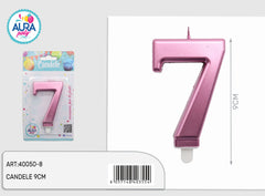 metallic pink gold candle 7