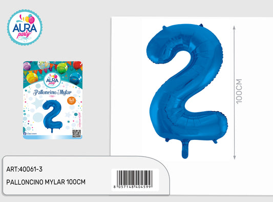 palloncini mylar 40inch blu 2