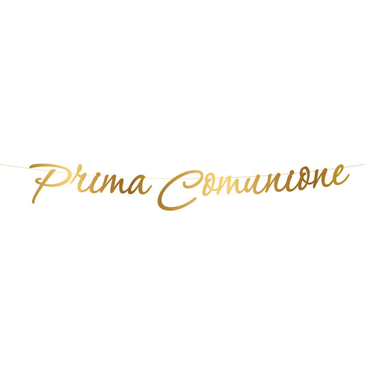 festone banner 1.6mt prima comunione