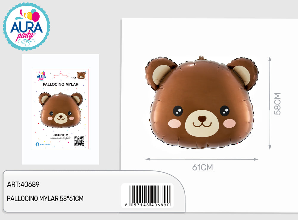 58x61cm bear foil balloon