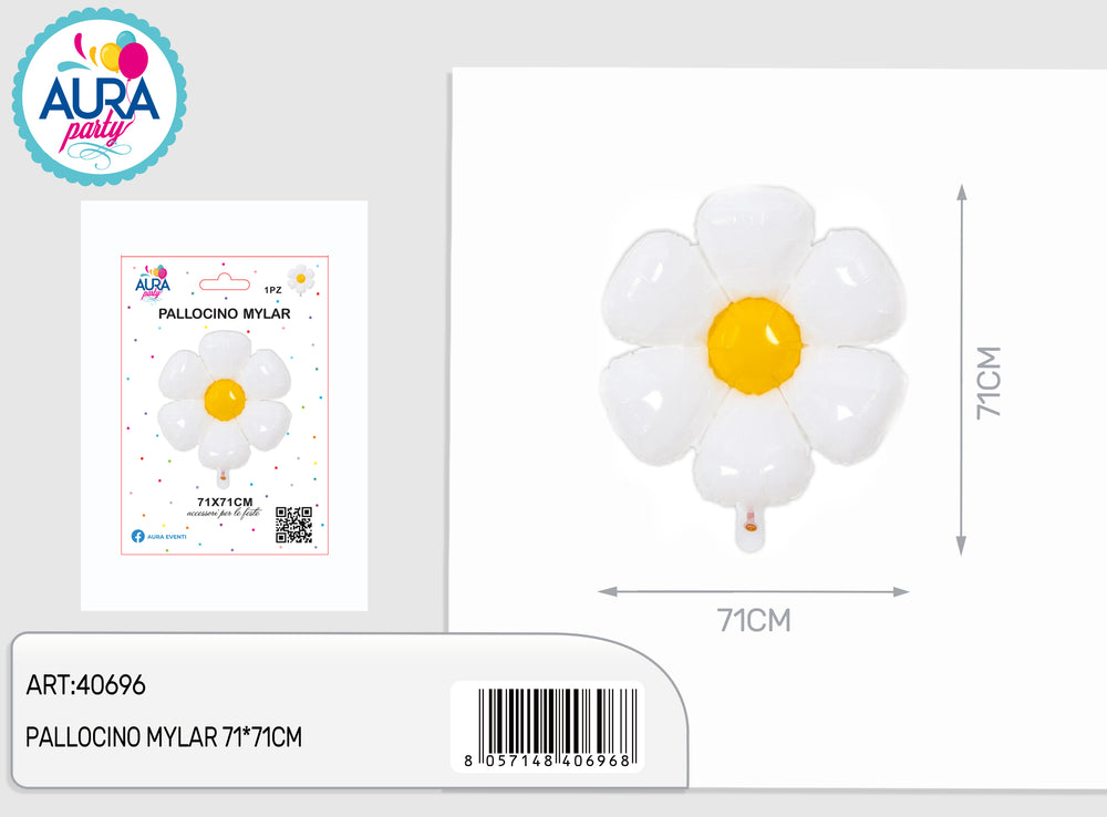 71x71cm daisy foil balloon
