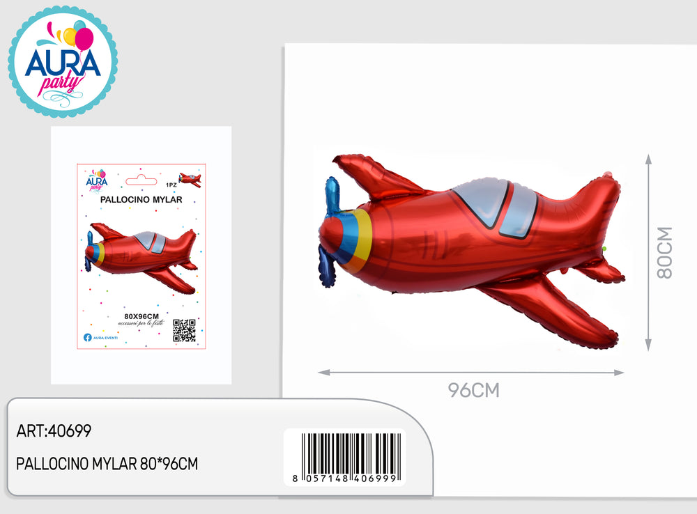 80x96cm airplane foil balloon