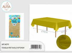 Tovaglia per tavolo 137x274cm oro