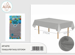 Tablecloth for 137x274cm silver table