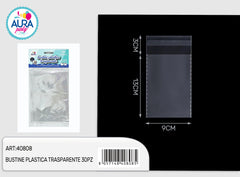 Bustine plastica trasparente 10pz 9x13cm