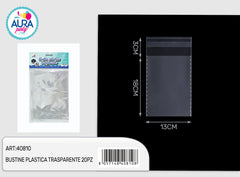 Bustine plastica trasparente 10pz 13x18cm