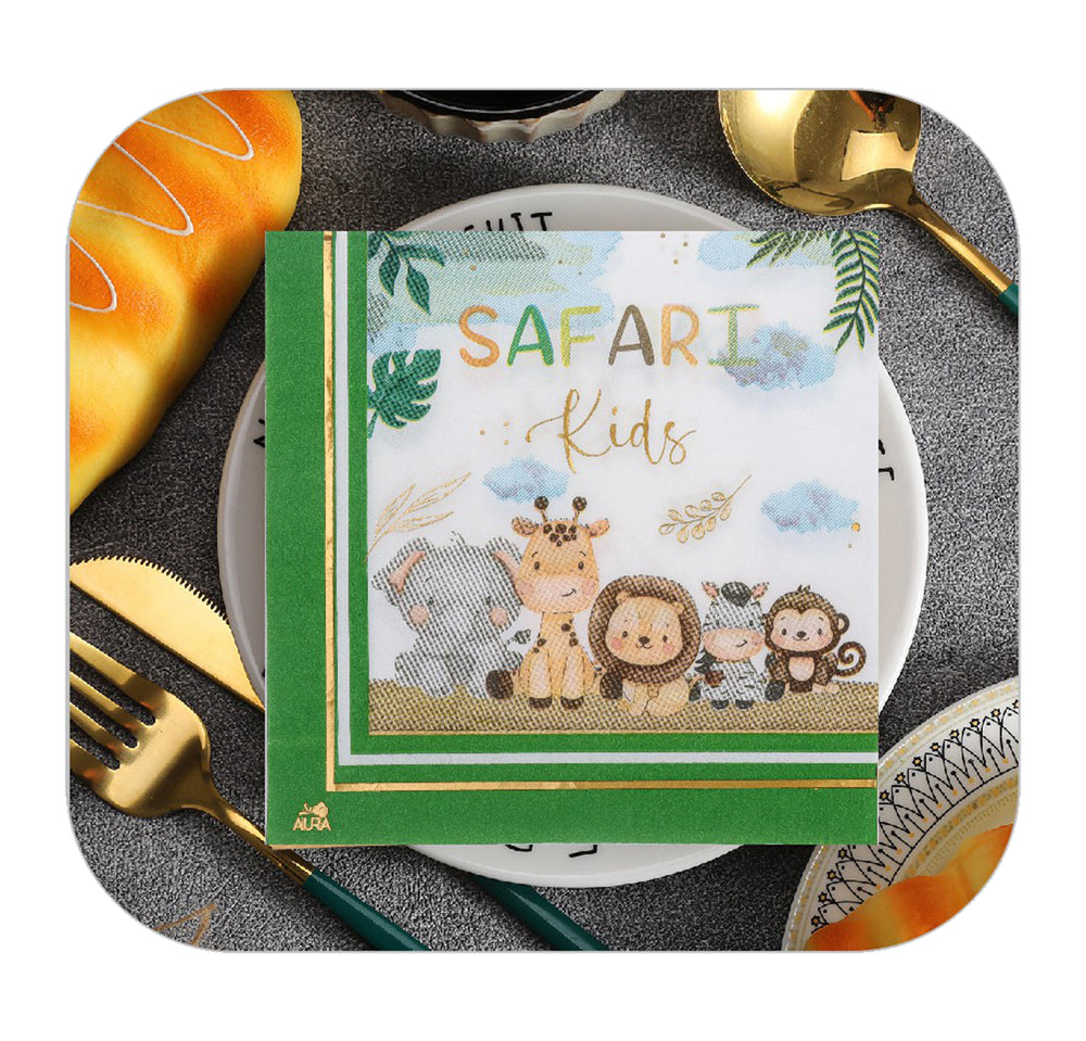 Tovaglioli Party Jungle 33x33cm 16pz