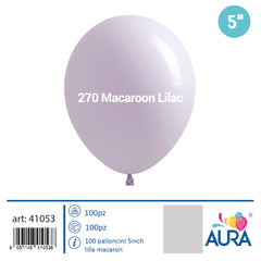 Palloncini 5inch lilla macaron 100pz