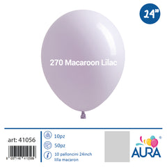 24inch purple macaron balloons 1pc