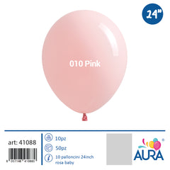Palloncini 24 inch rosa baby 1pz