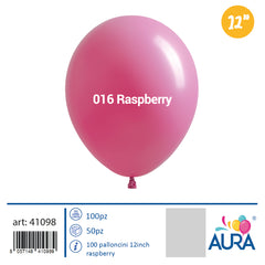 Palloncini 12 inch raspberry  100pz