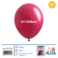12 inch wild berry balloons 100pcs