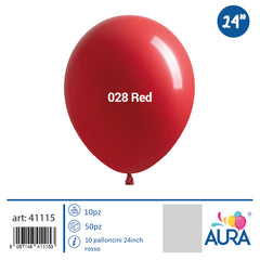 Palloncini 24 inch rosso 1pz