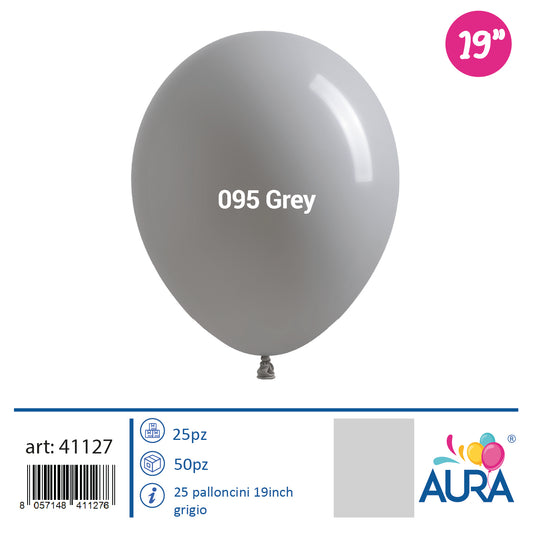 19 inch grey balloons 25pcs