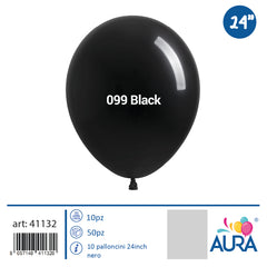 Palloncini 24 inch nero 1pz