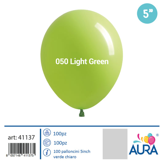 5 inch light green balloons 100pcs