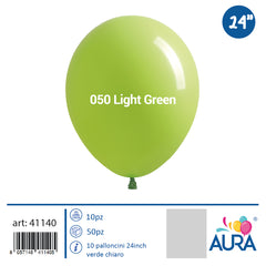 24 inch light green balloons 1pc