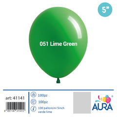 Palloncini 5 inch verde lime 100pz