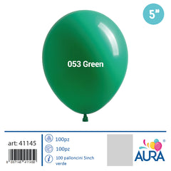 Palloncini 5 inch verde 100pz