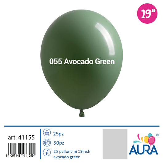19 inch avocado green balloons 25pcs