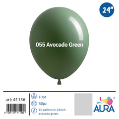24 inch avocado green balloons 1pc