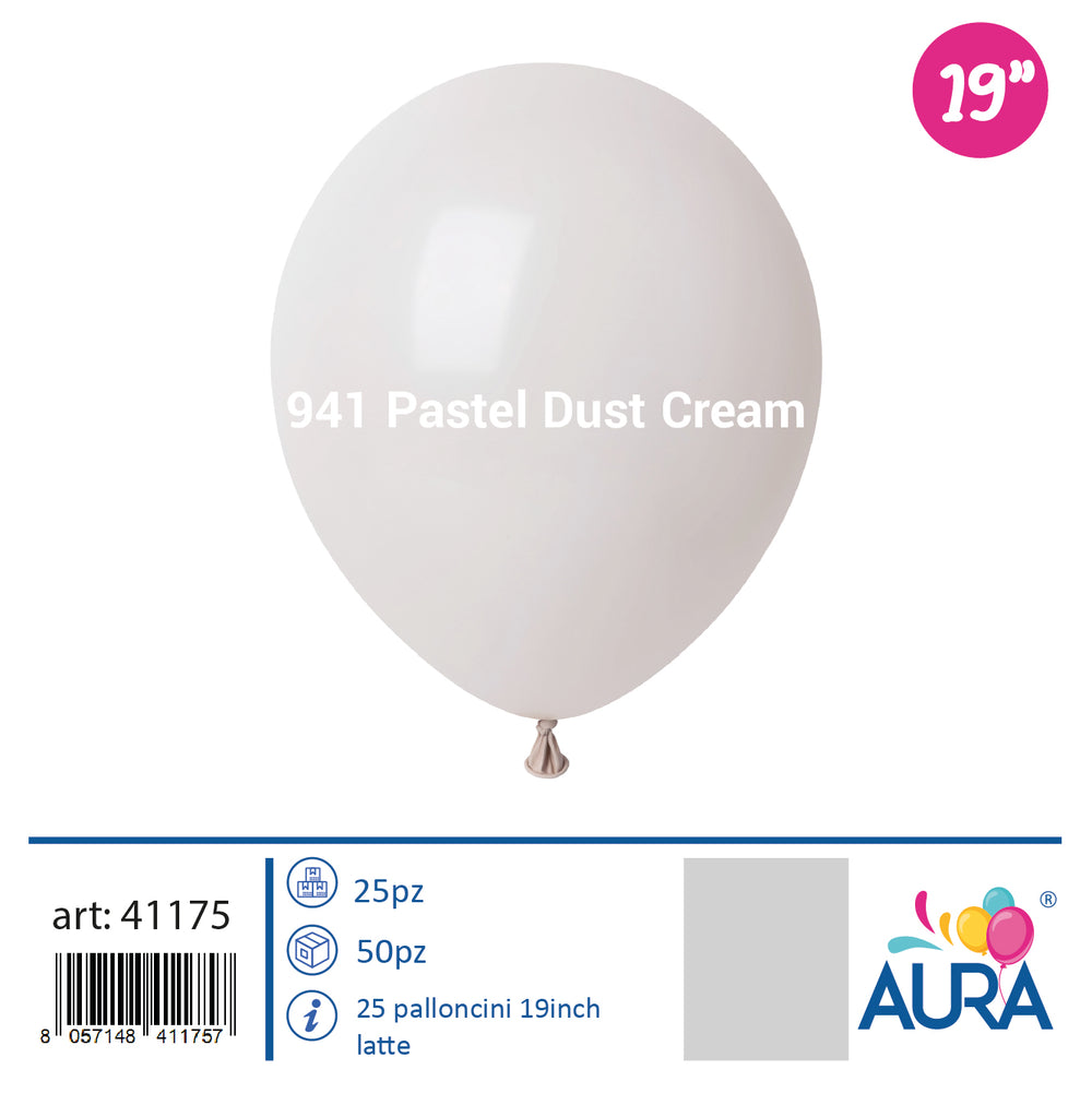 Palloncini 19 inch latte 25pz