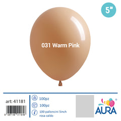5 inch hot pink balloons 100pcs