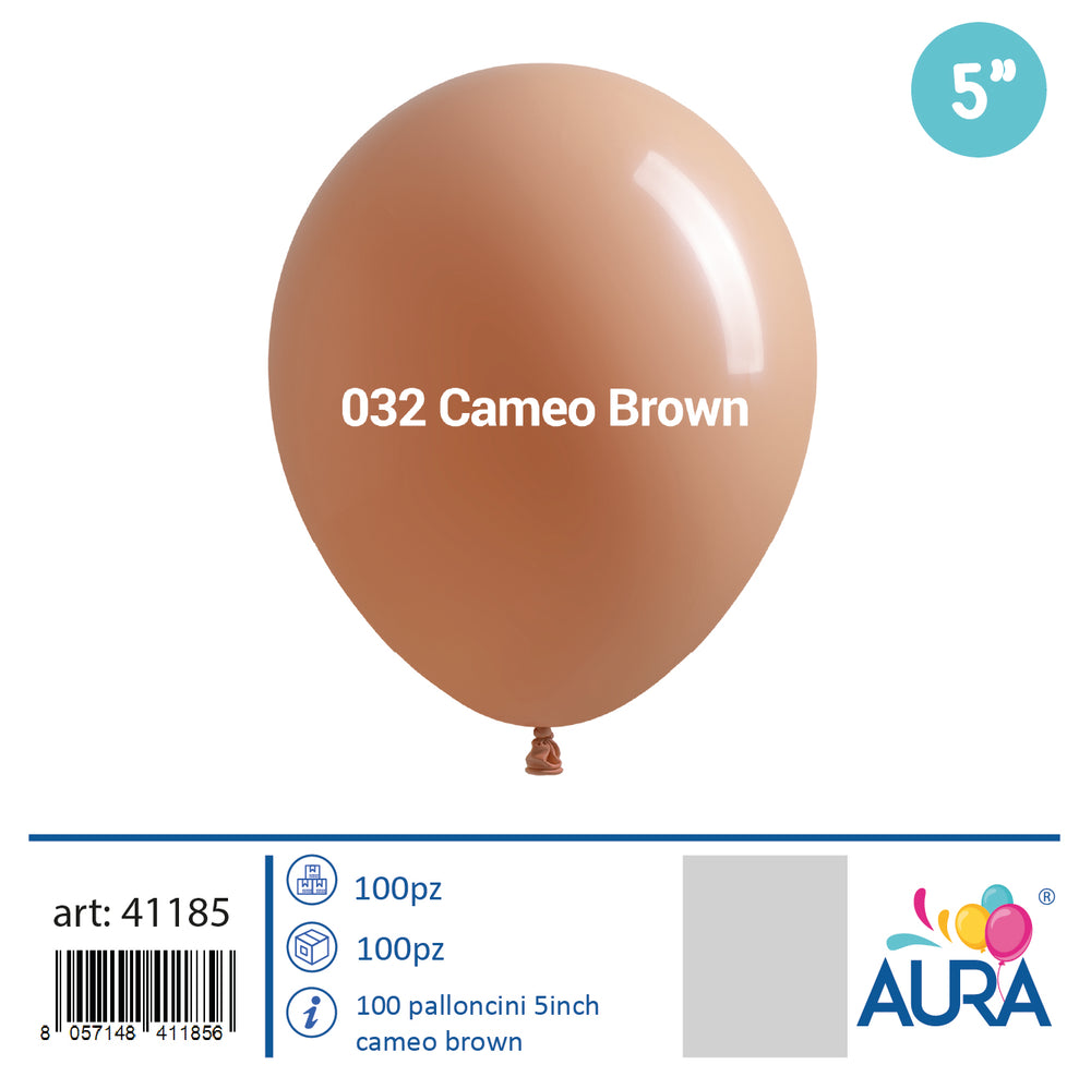 Palloncini 5 inch cameo brown 100pz