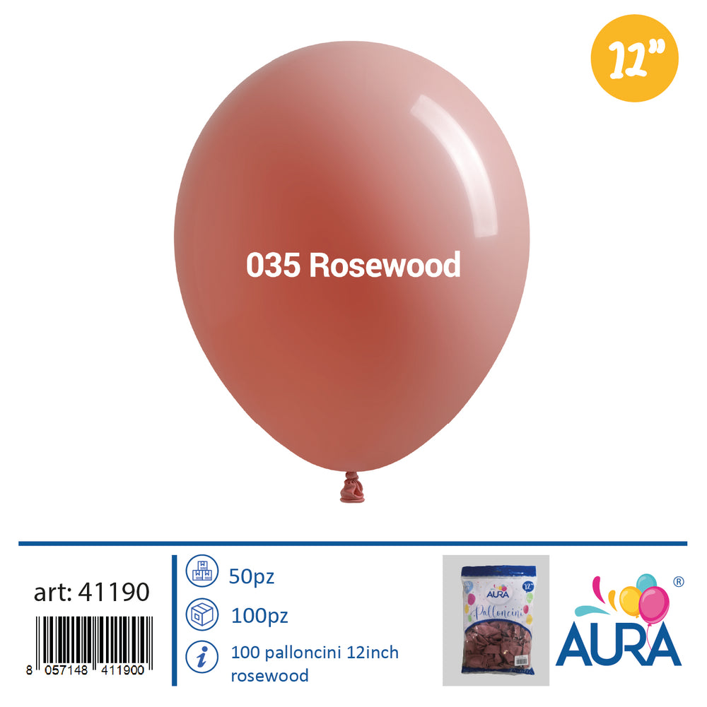Palloncini 12 inch rosewood 100pz