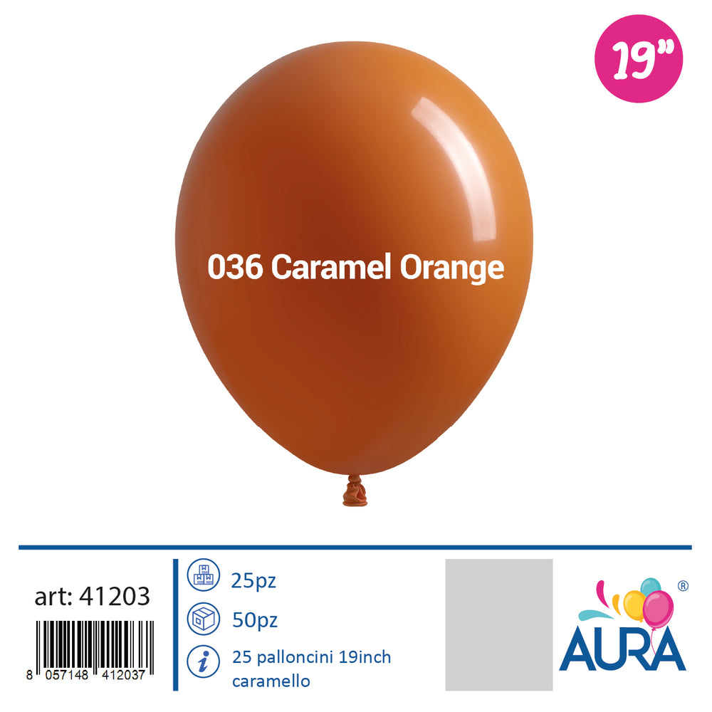 19 inch caramel balloons 25pcs