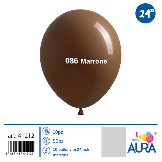 24 inch brown balloons 1pc