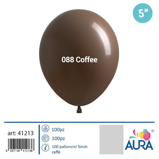 5 inch coffee balloons 100pcs