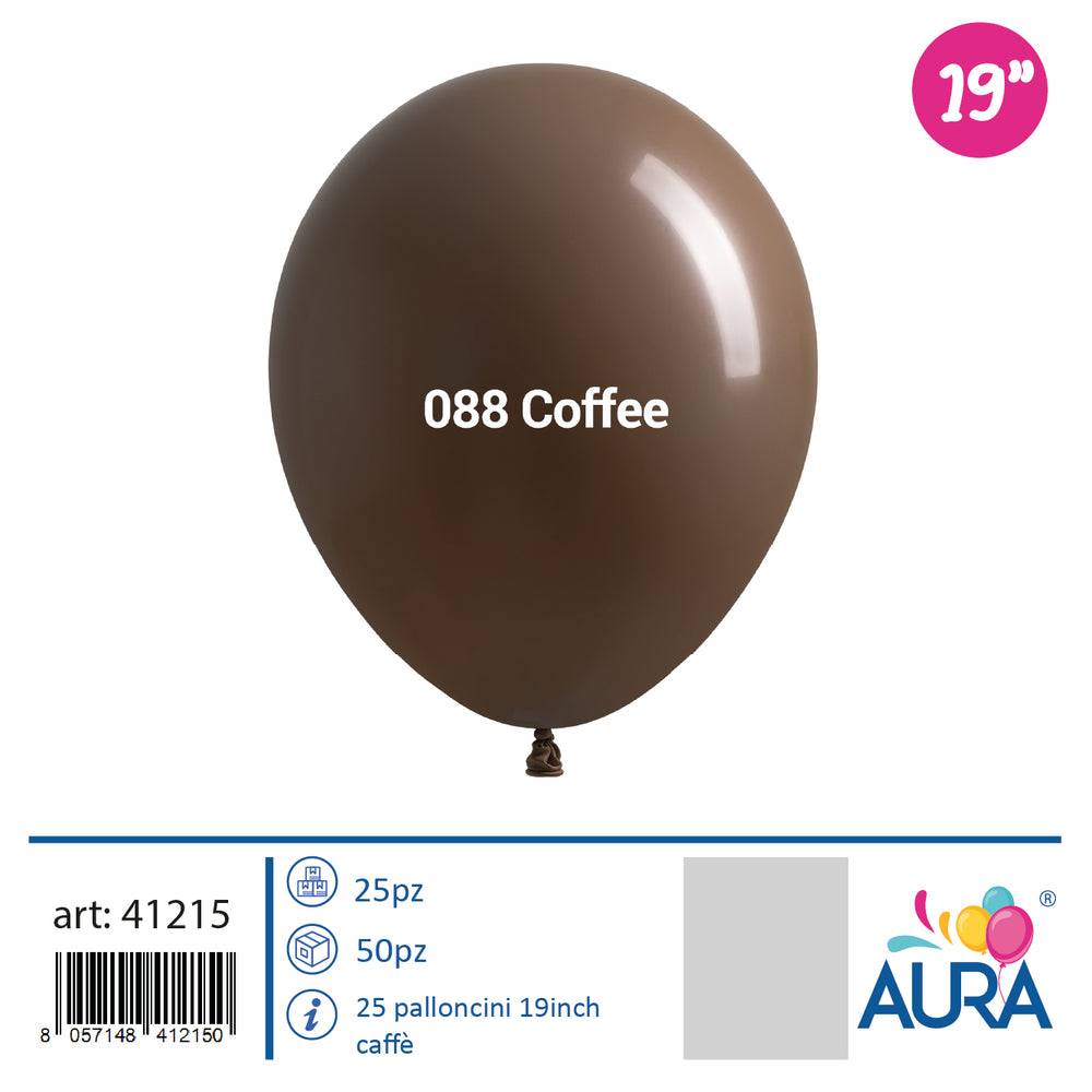 19 inch coffee balloons 25pcs