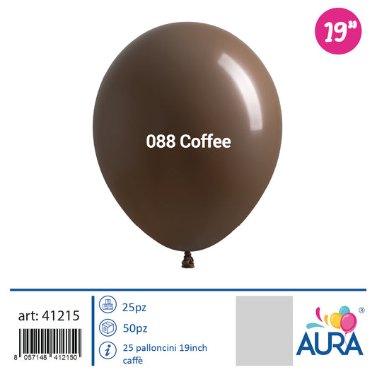 19 inch coffee balloons 25pcs