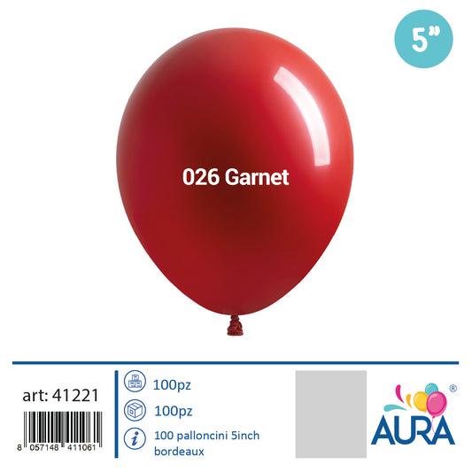 5 inch burgundy balloons 100pcs