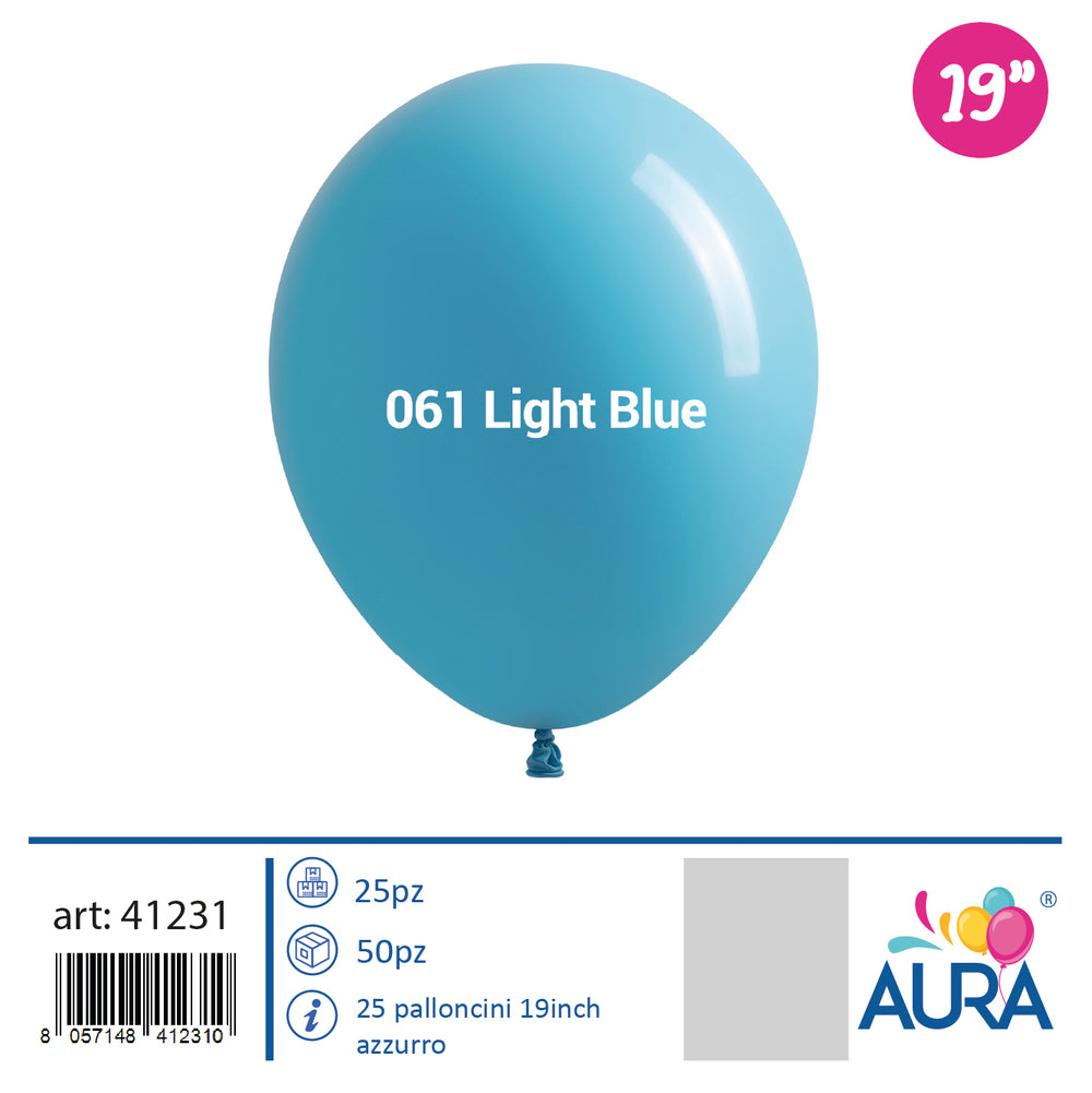 19 inch blue balloons 25pcs