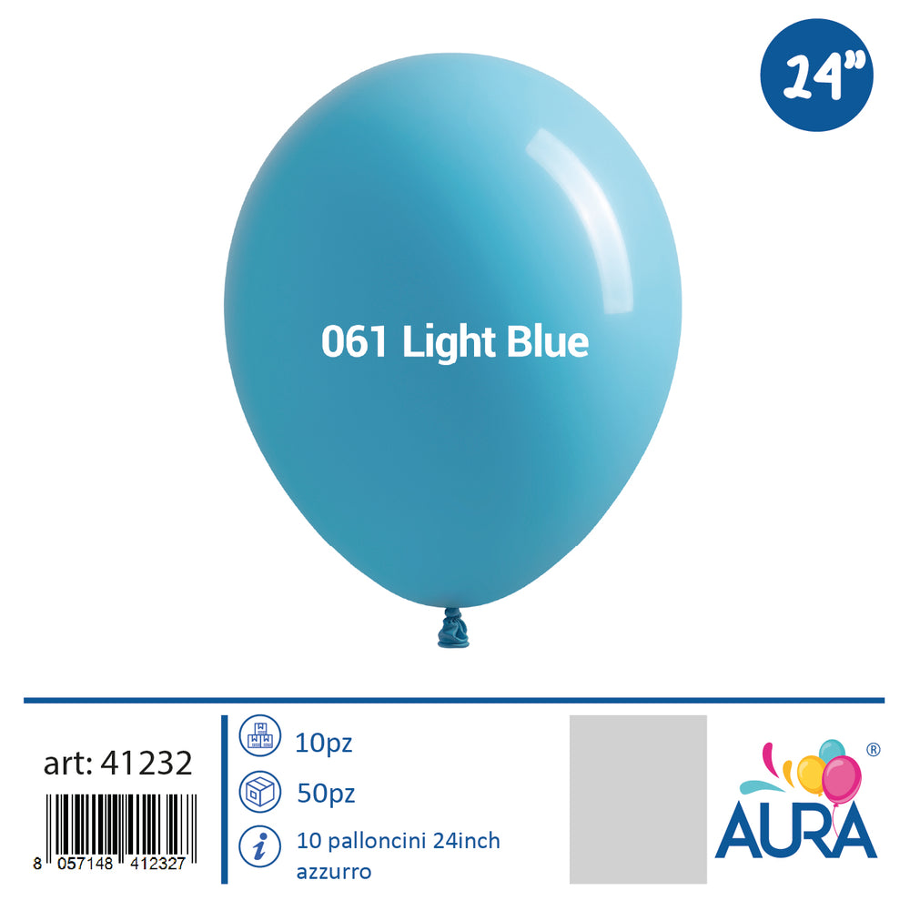 24 inch blue balloons 1pc
