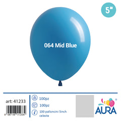 5 inch light blue balloons 100pcs