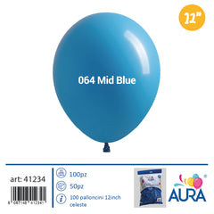 12 inch light blue balloons 100pcs