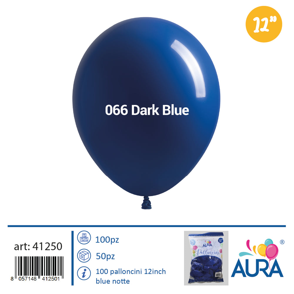 12 inch midnight blue balloons 100pcs